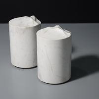 Pair of Mathieu Lehanneur OCEAN MEMORIES Marble Occasional Tables - Sold for $3,456 on 11-16-2025 (Lot 878).jpg